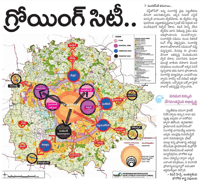 Growing City Hyderabad (RRR)
